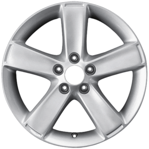 Platišča iz lahke zlitine 17" s 5 kraki, srebrne barve